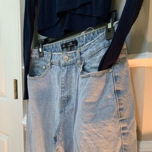 Light, Acid-Washed Jeans